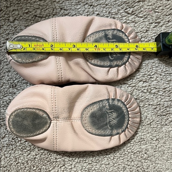 Elle Kids Ballet Slippers in Soft Pink - Picture 3 of 3